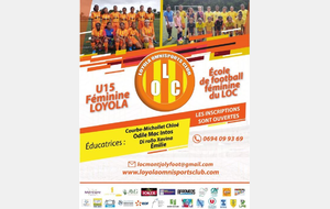 SECTION U15F / ECOLE FEMININE