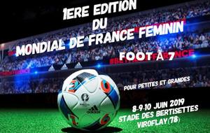 1 ère EDITION MONDIAL FÉMININ à VIROFLAY