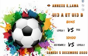 CHAMPIONNAT U13A  LOYOLA OC / TFCG